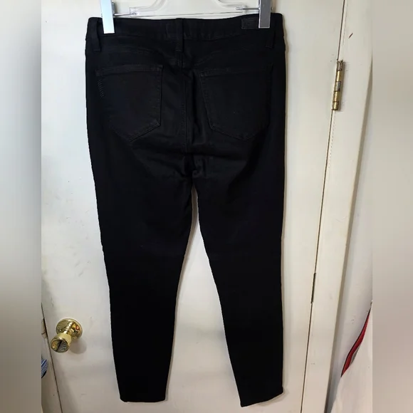 Paige Verdugo Ankle Black Denim Jeans Size 28, Inseam 27" - Picture 2 of 9